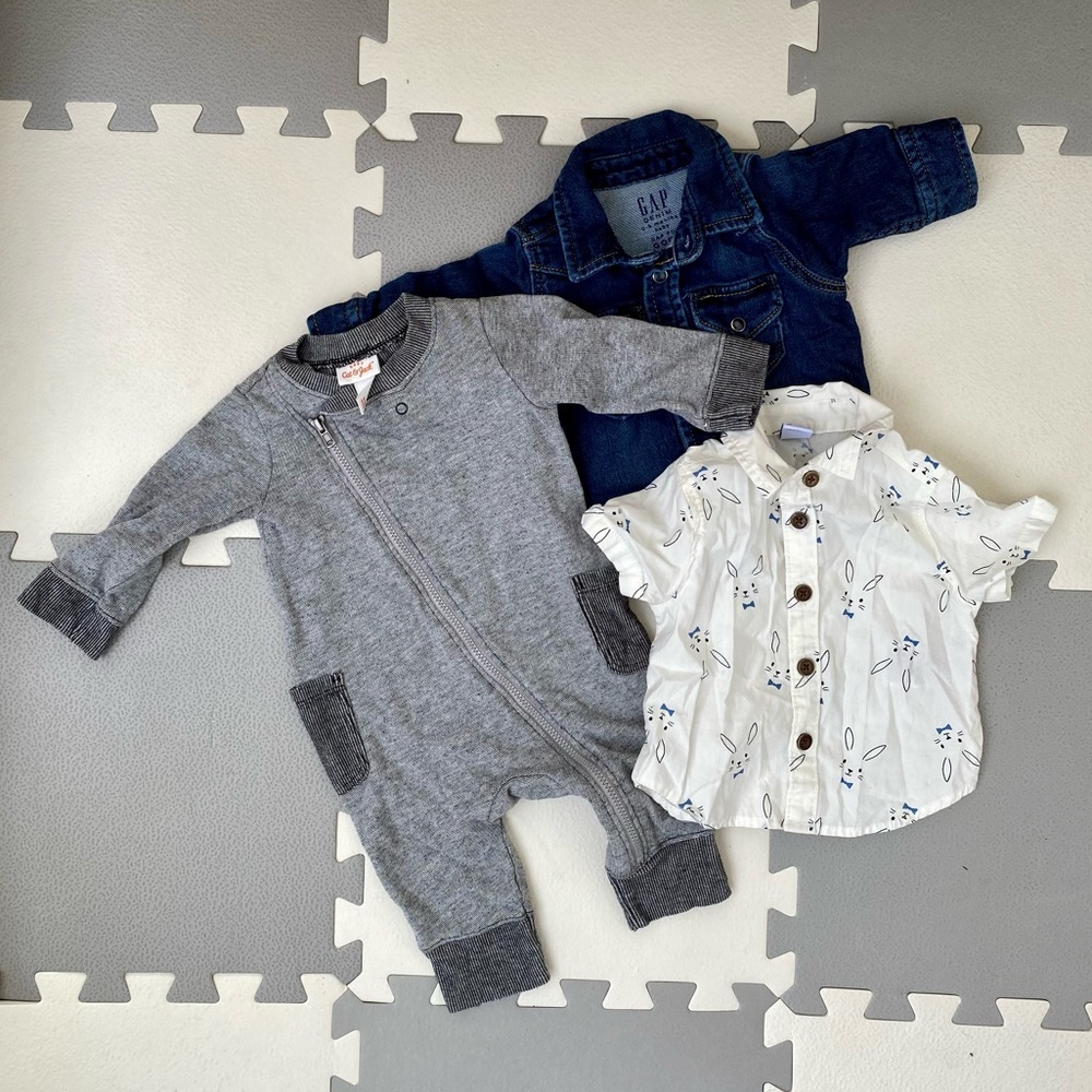 Denim shirt jacket bundle